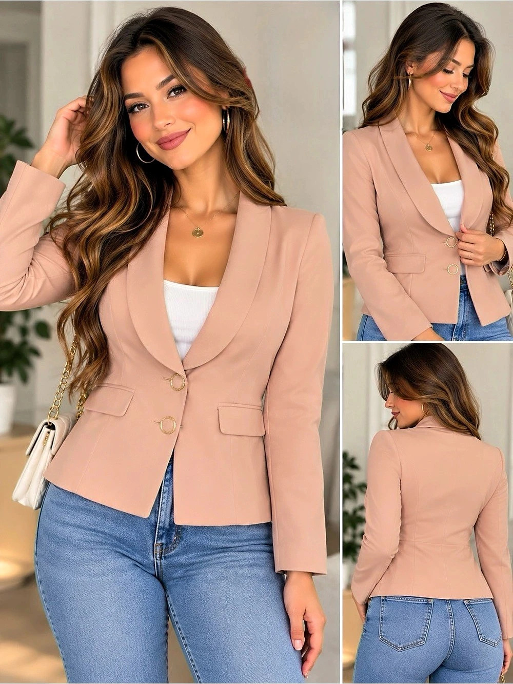 Blazer in Pink Like New
